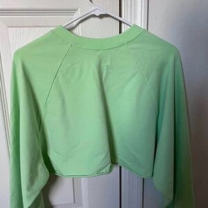 ALO Yoga Light Green Crop Top
